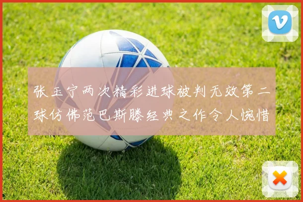 张玉宁两次精彩进球被判无效第二球仿佛范巴斯滕经典之作令人惋惜