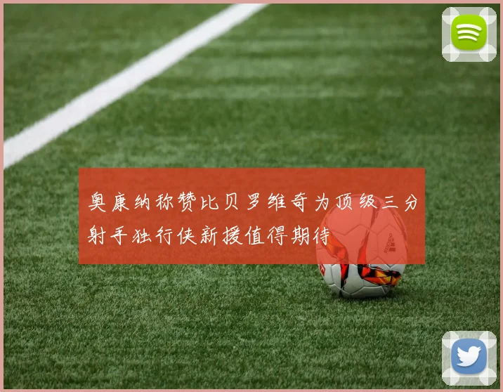 奥康纳称赞比贝罗维奇为顶级三分射手独行侠新援值得期待
